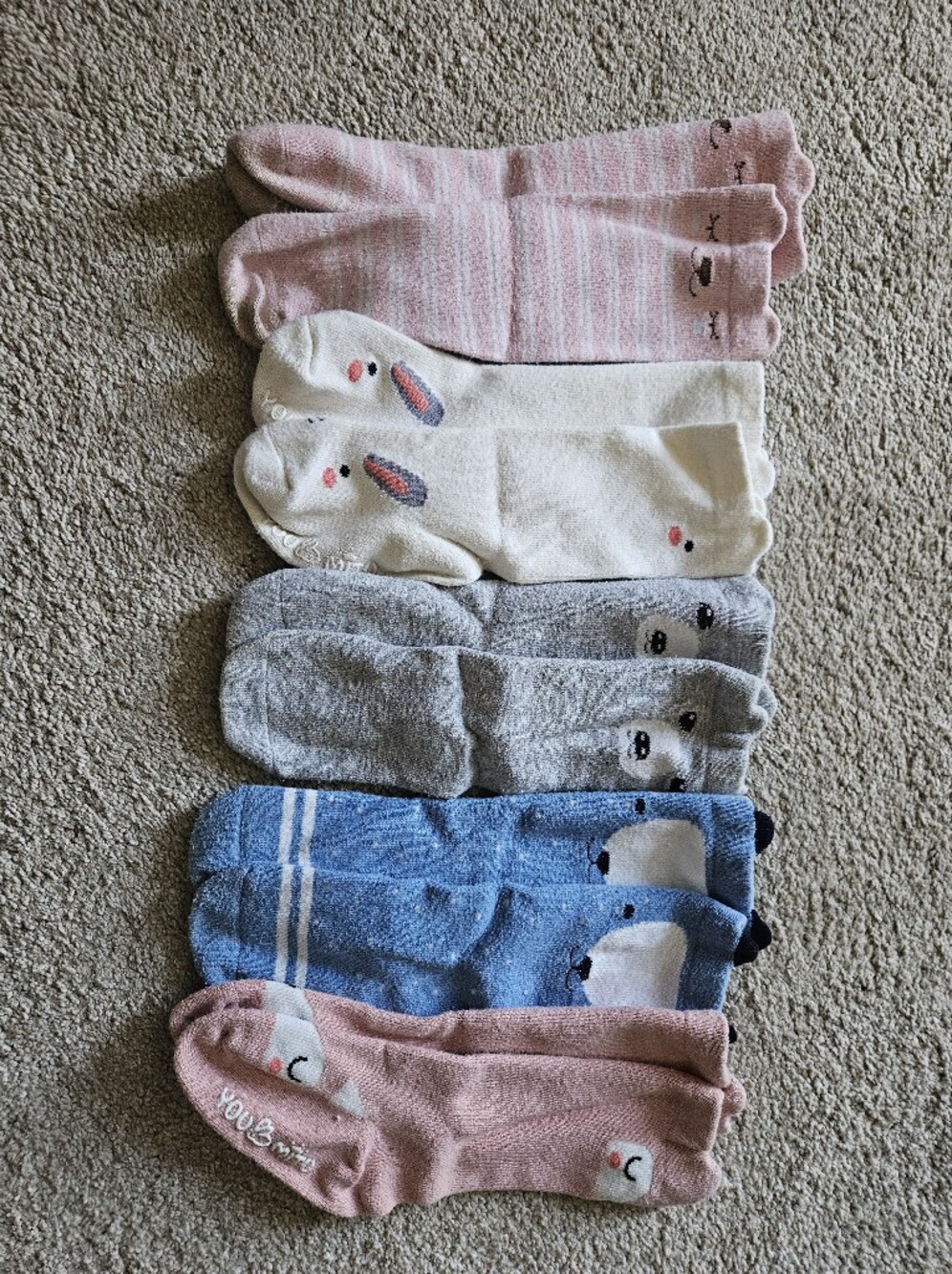 Toddler Animal Socks, Multicolor